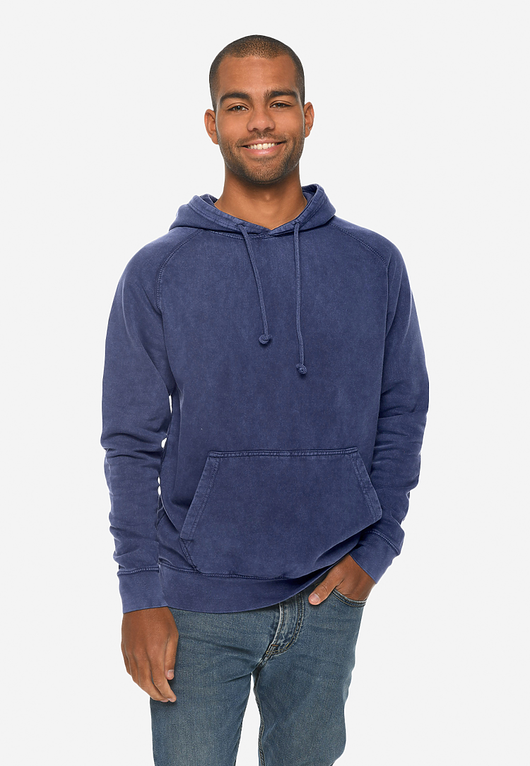 Vintage Raglan Hoodie - Vintage Denim / XS - Hoodies