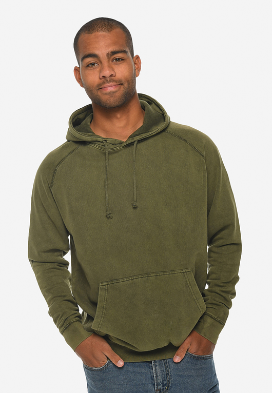 Vintage Raglan Hoodie - Vintage Olive / XS - Hoodies