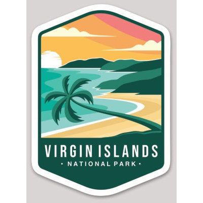 Virgin Islands National Park Die Cut Sticker Large - sticker