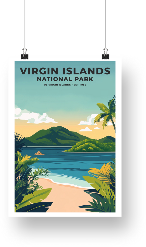 Virgin Islands National Park Poster - poster