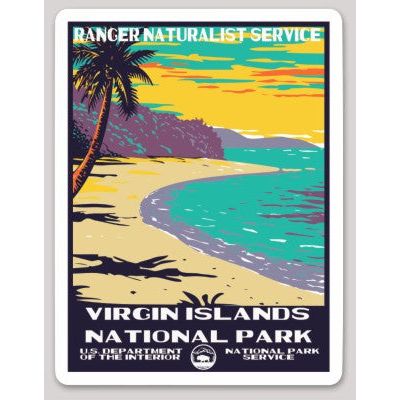 Virgin Islands National Park WPA Sticker Large - sticker