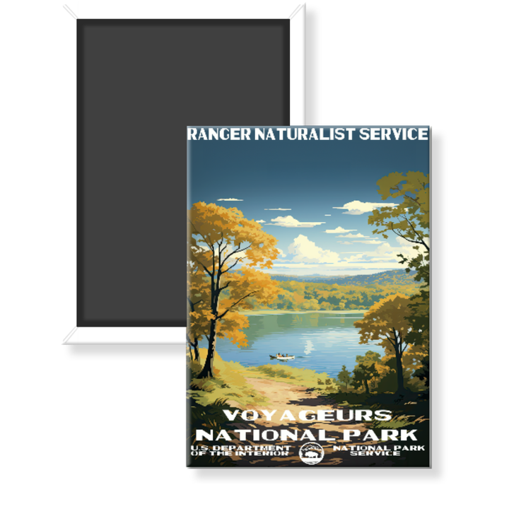 Voyageurs National Park WPA Magnet - magnet