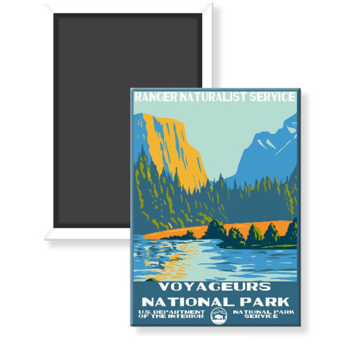 Voyageurs National Park WPA Magnet - magnet