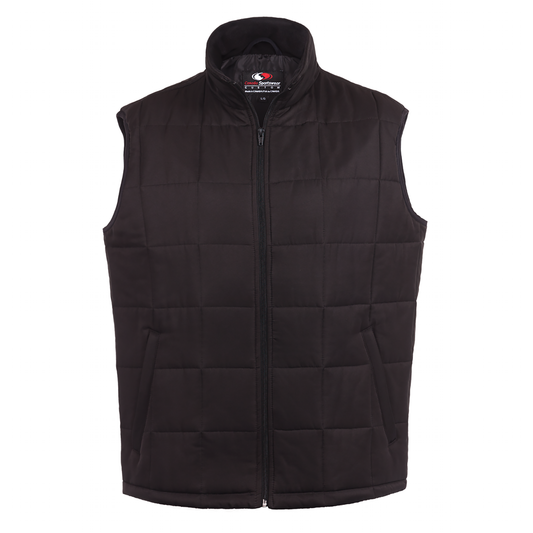 VT78 - Custom Solid vest with box quilting - Vest