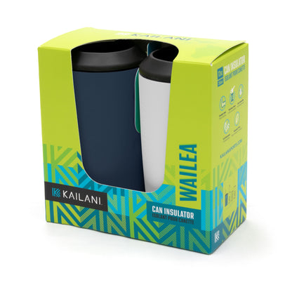 WAILEA Can Insulator Duo Pack - Sold as Six Packs of Duos (Total 12 Insulators) - Drinkware