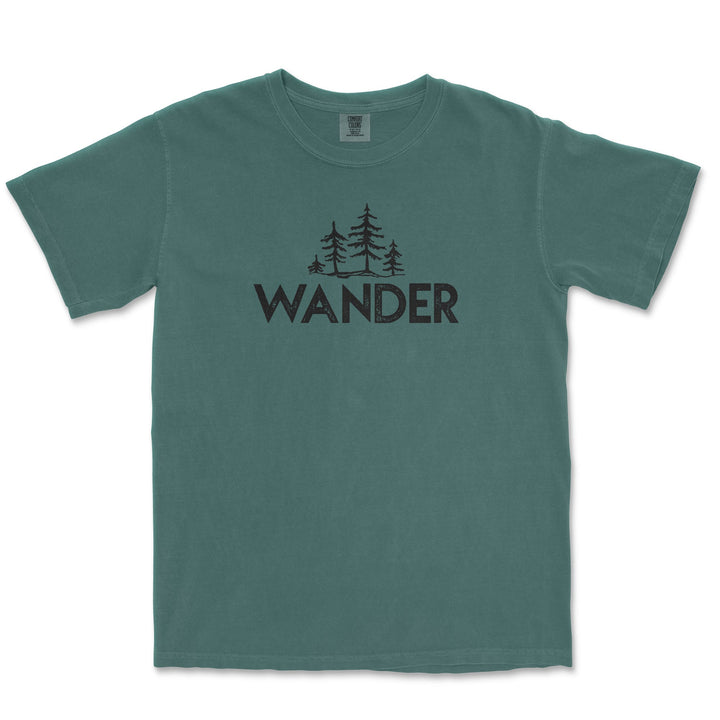 Wander Trees Comfort Colors T Shirt - S / Blue Spruce - tshirt