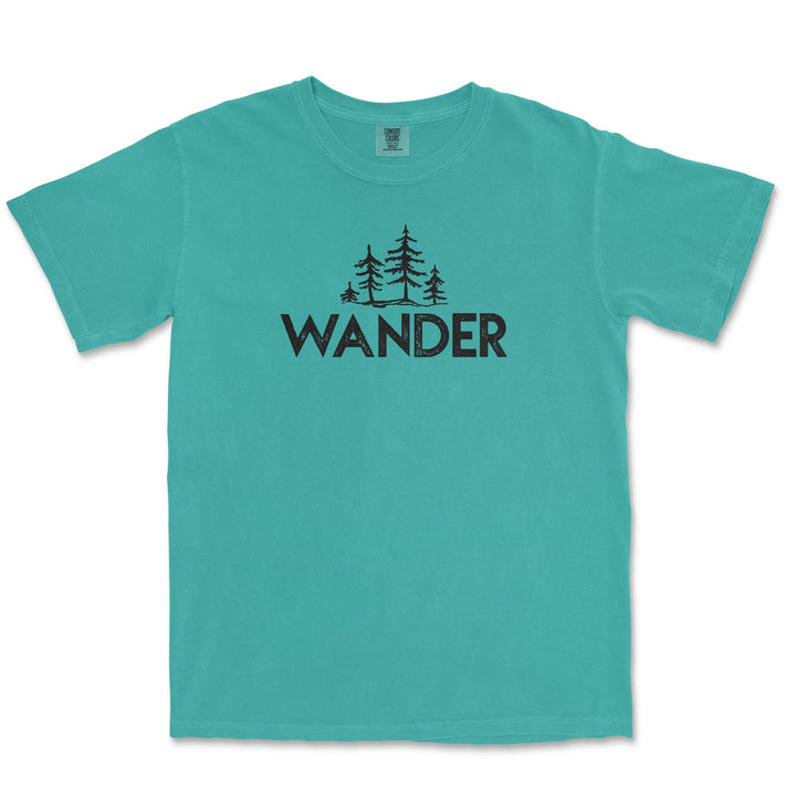 Wander Trees Comfort Colors T Shirt - S / Seafoam - tshirt