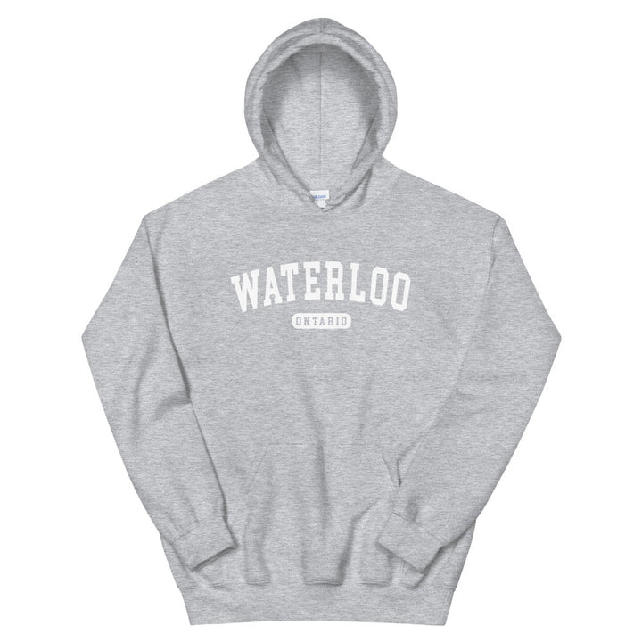 Waterloo Ontario College Hoodie - Sport Grey / S