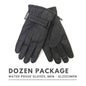 Water Proof Gloves Men - GL2023MEN Black - Dozen Package