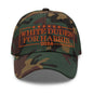 White Dudes for Harris 2024 Embroidered Orange Camo Dad Hat
