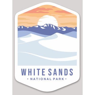 White Sands National Park Die Cut Sticker Large - sticker