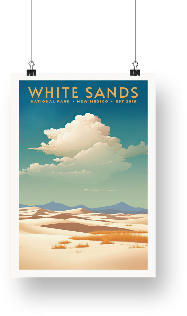 White Sands National Park Poster - poster