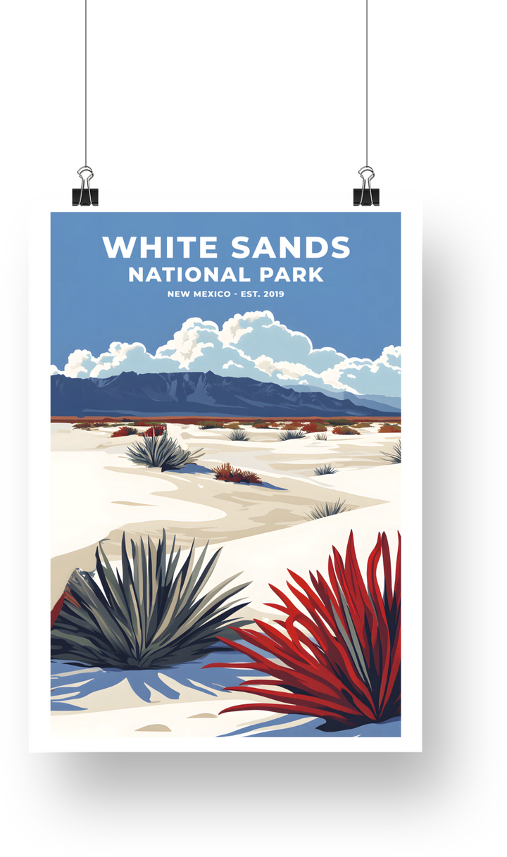 White Sands National Park Poster - poster