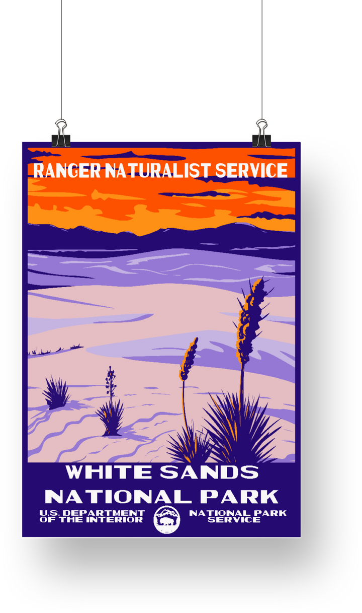 White Sands National Park Poster - poster