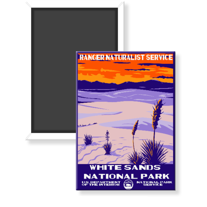 White Sands National Park WPA Magnet - magnet