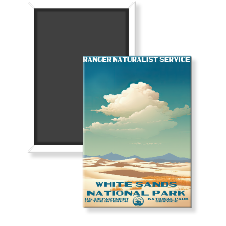 White Sands National Park WPA Magnet - magnet