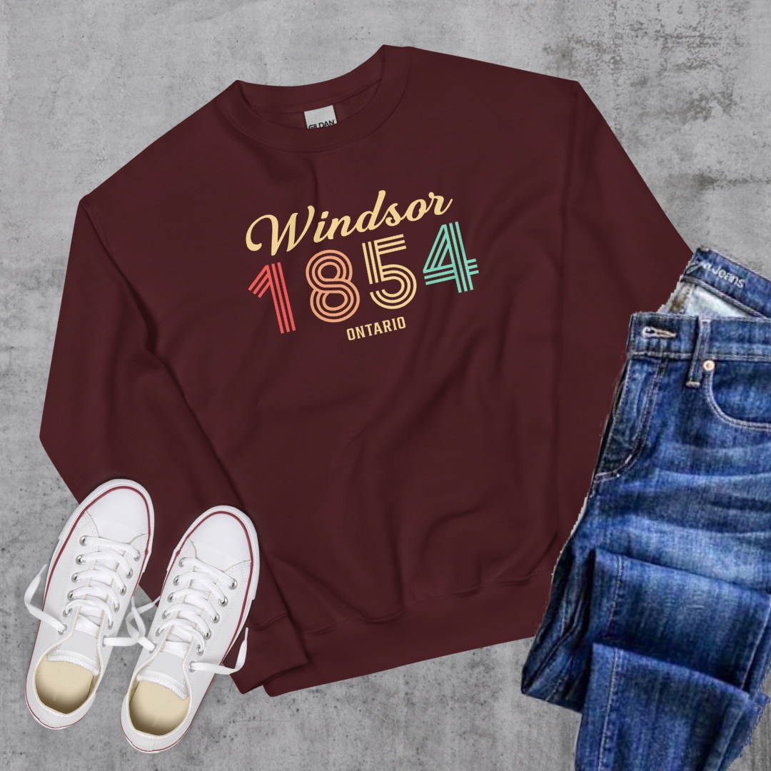 Windsor Vintage Crewneck - Maroon / S
