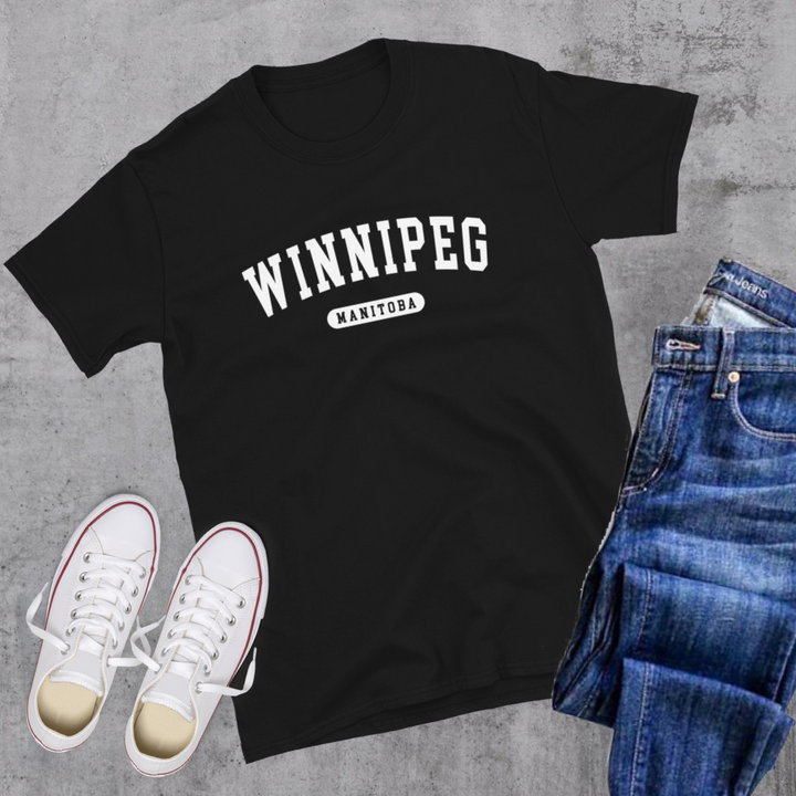 Winnipeg College Tee - Black / S