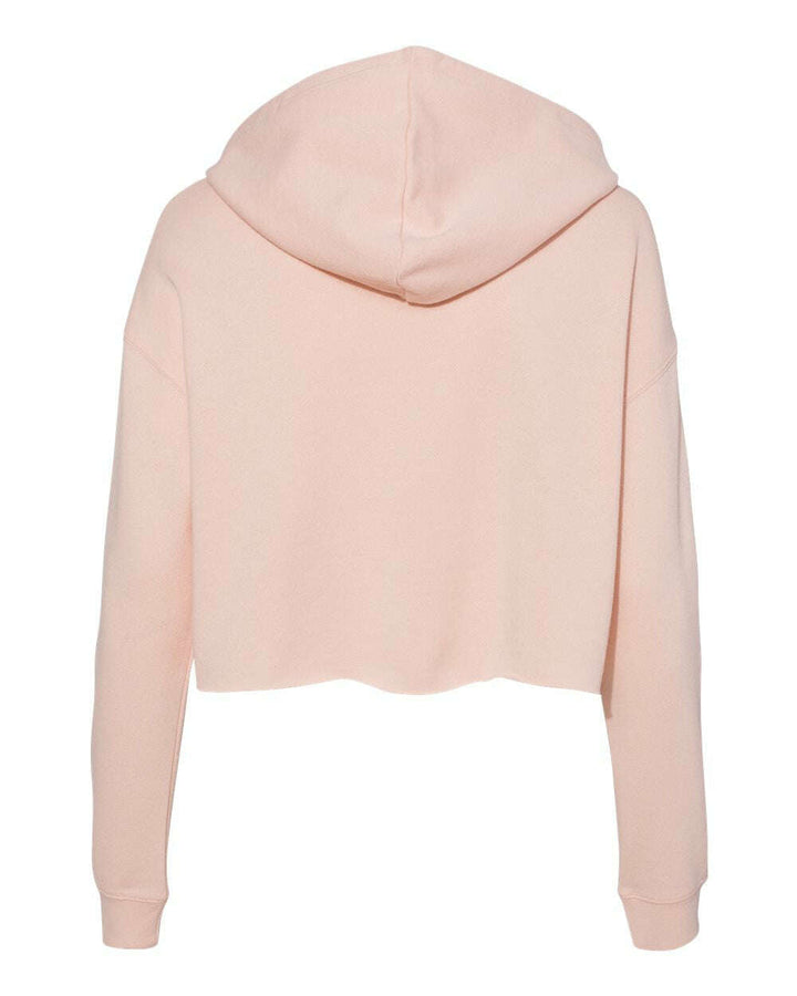 Women's Lightweight Crop Hooded Sweatshirt - AFX64CRP - Cropped Hoodie