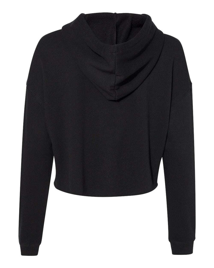 Women's Lightweight Crop Hooded Sweatshirt - AFX64CRP - Cropped Hoodie