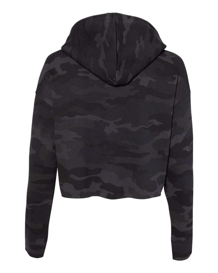 Women's Lightweight Crop Hooded Sweatshirt - AFX64CRP - Cropped Hoodie