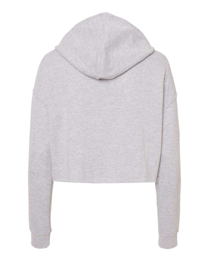 Women's Lightweight Crop Hooded Sweatshirt - AFX64CRP - Cropped Hoodie