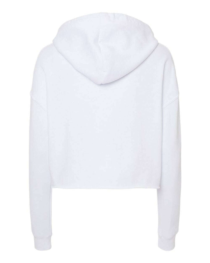 Women's Lightweight Crop Hooded Sweatshirt - AFX64CRP - Cropped Hoodie