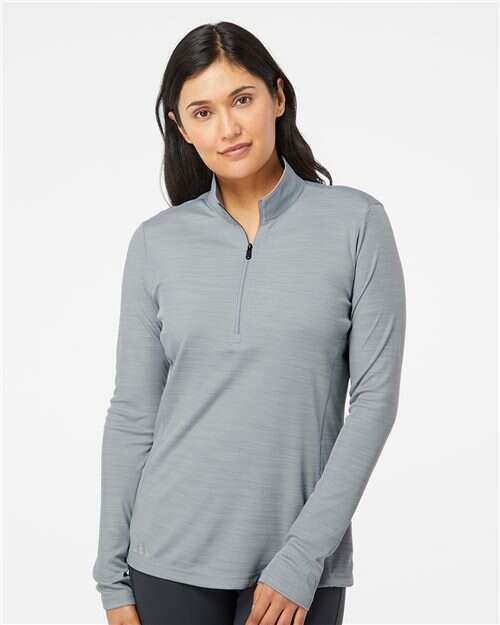 -Women's Lightweight Mélange Quarter-Zip Pullover-torontoscreenprinting.ca