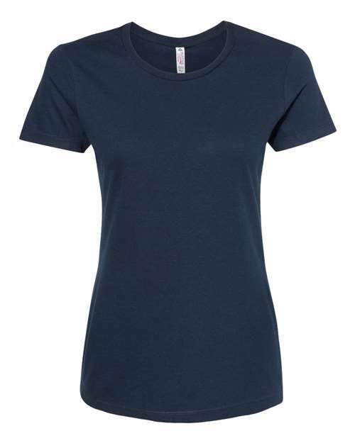 Navy blue crew neck T-shirt in Cotton Polyester blend from Women’s Ultimate T-Shirt collection
