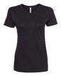 Black crew neck T-shirt in Women’s Ultimate T-Shirt featuring cotton polyester blend fabric