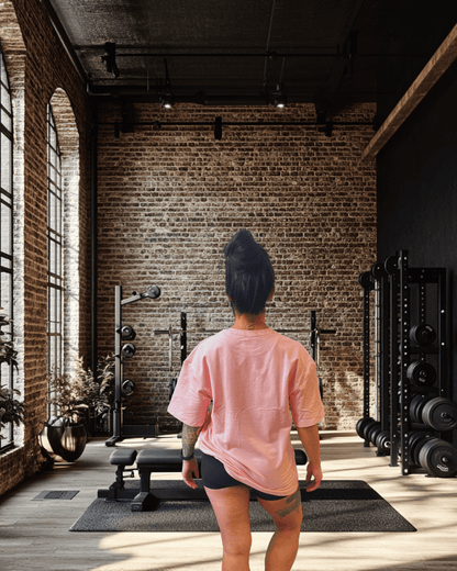BulkBully G.O.A.L.S Collection - Women's Pink Oversized Tee