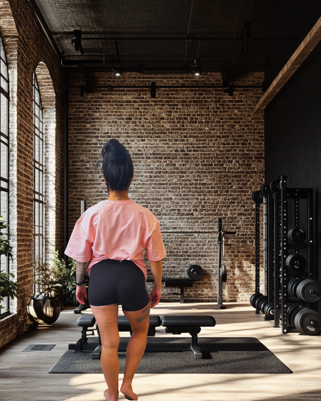 BulkBully G.O.A.L.S Collection - Women's Pink Oversized Tee