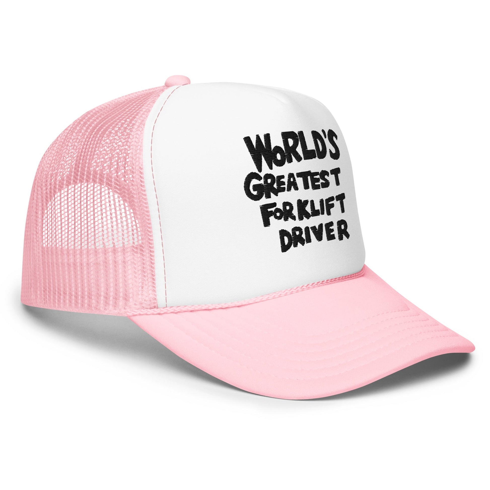 World’s Greatest Forklift Driver Regular Show Embroidered Foam Trucker Hat