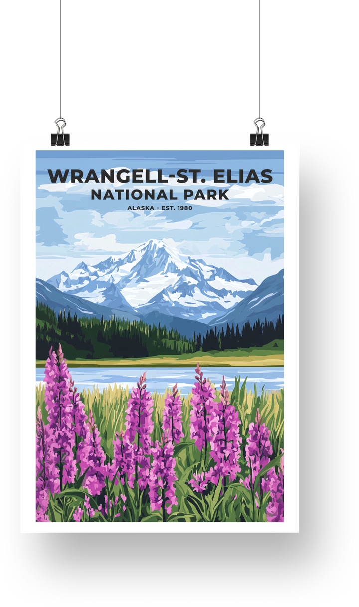 Wrangell-St. Elias National Park Poster - poster