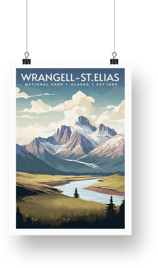 Wrangell-St. Elias National Park Poster - poster