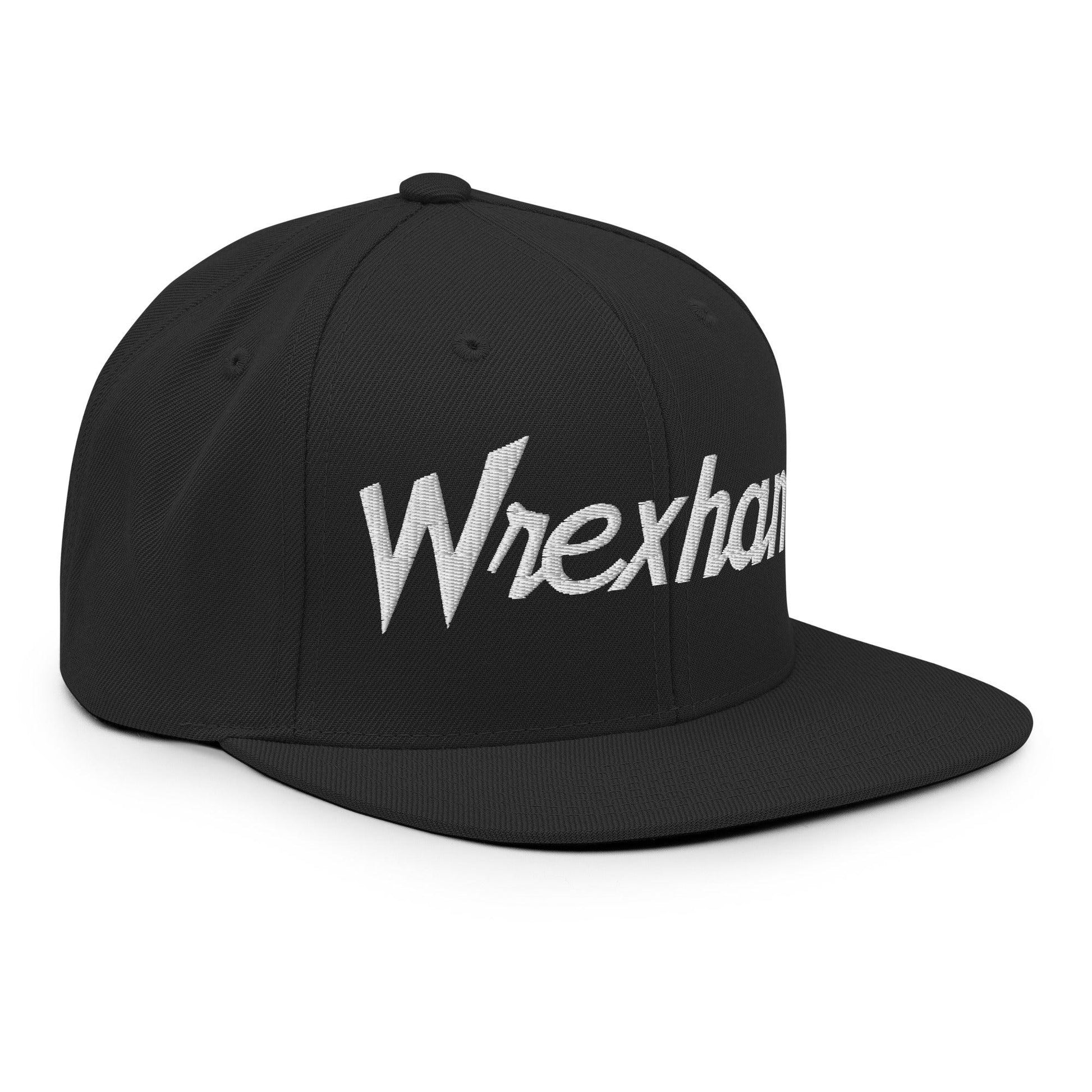 Wrexham Vintage Sports Script Bill Brim Snapback Hat