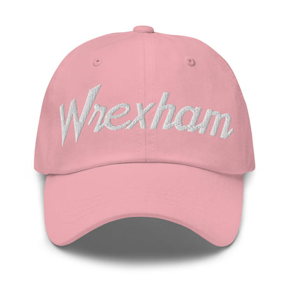 Wrexham Vintage Sports Script Dad Hat - Pink