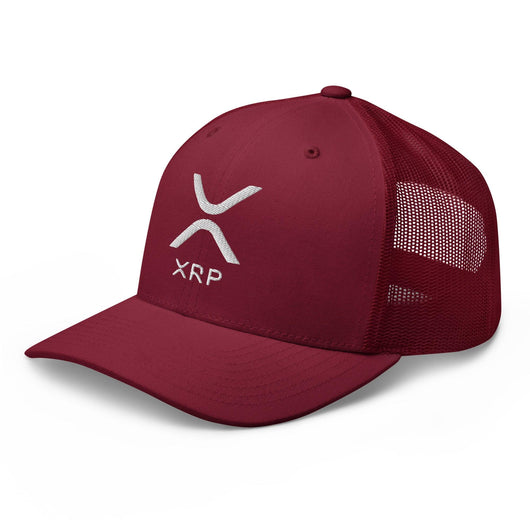 XRP Ripple Embroidered Mesh Trucker Hat