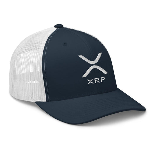 XRP Ripple Embroidered Mesh Trucker Hat