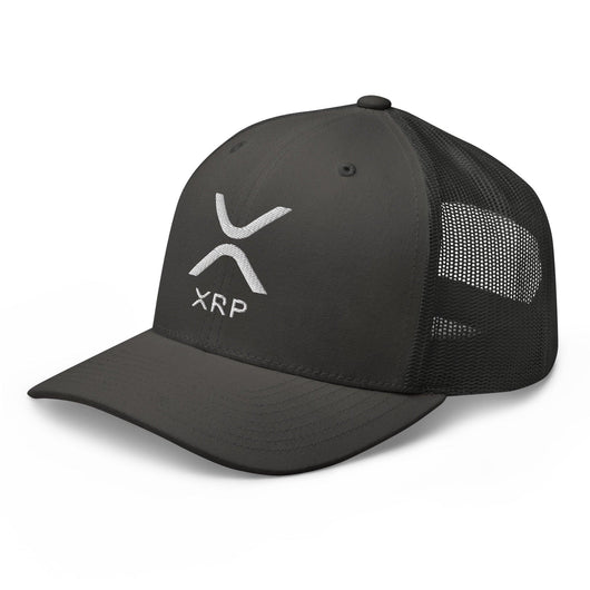 XRP Ripple Embroidered Mesh Trucker Hat