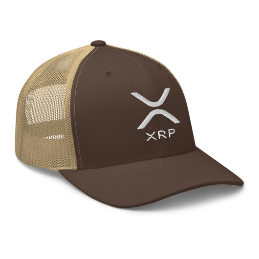 XRP Ripple Embroidered Mesh Trucker Hat