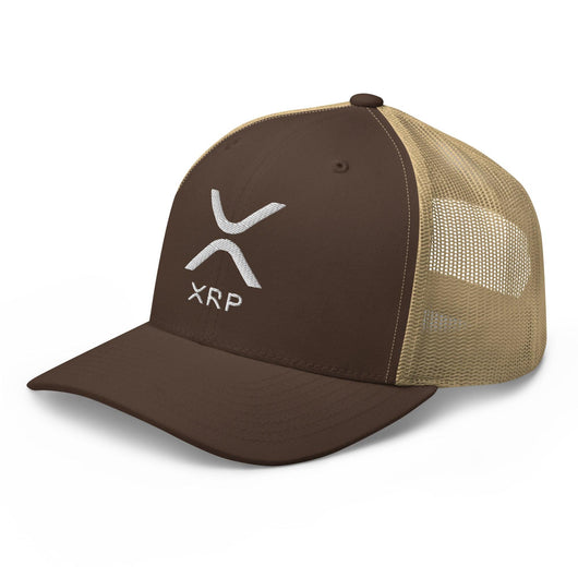 XRP Ripple Embroidered Mesh Trucker Hat