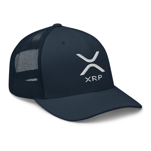 XRP Ripple Embroidered Mesh Trucker Hat