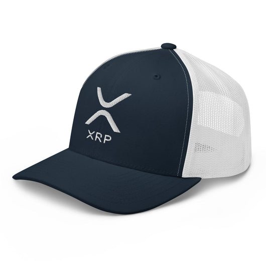 XRP Ripple Embroidered Mesh Trucker Hat