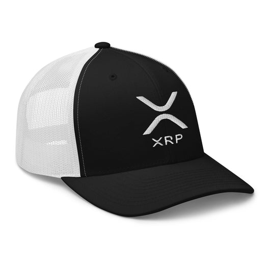 XRP Ripple Embroidered Mesh Trucker Hat