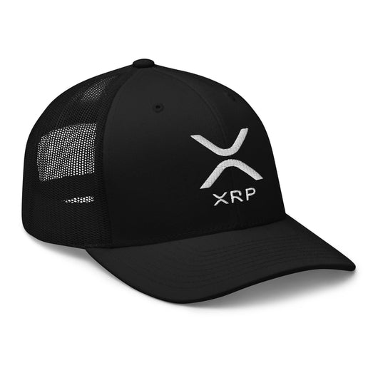 XRP Ripple Embroidered Mesh Trucker Hat
