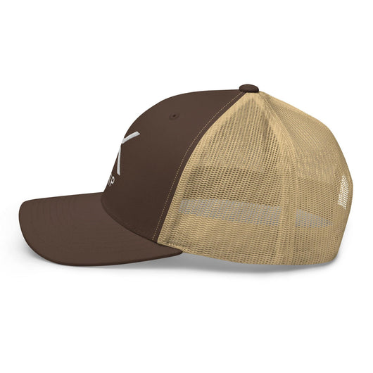 XRP Ripple Embroidered Mesh Trucker Hat
