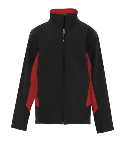 CoalHarbour - COAL HARBOUR® EVERYDAY COLOUR BLOCK WATER REPELLENT SOFT SHELL YOUTH JACKET. - Y7604