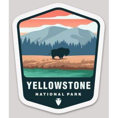 Yellowstone National Park Die Cut Sticker - sticker