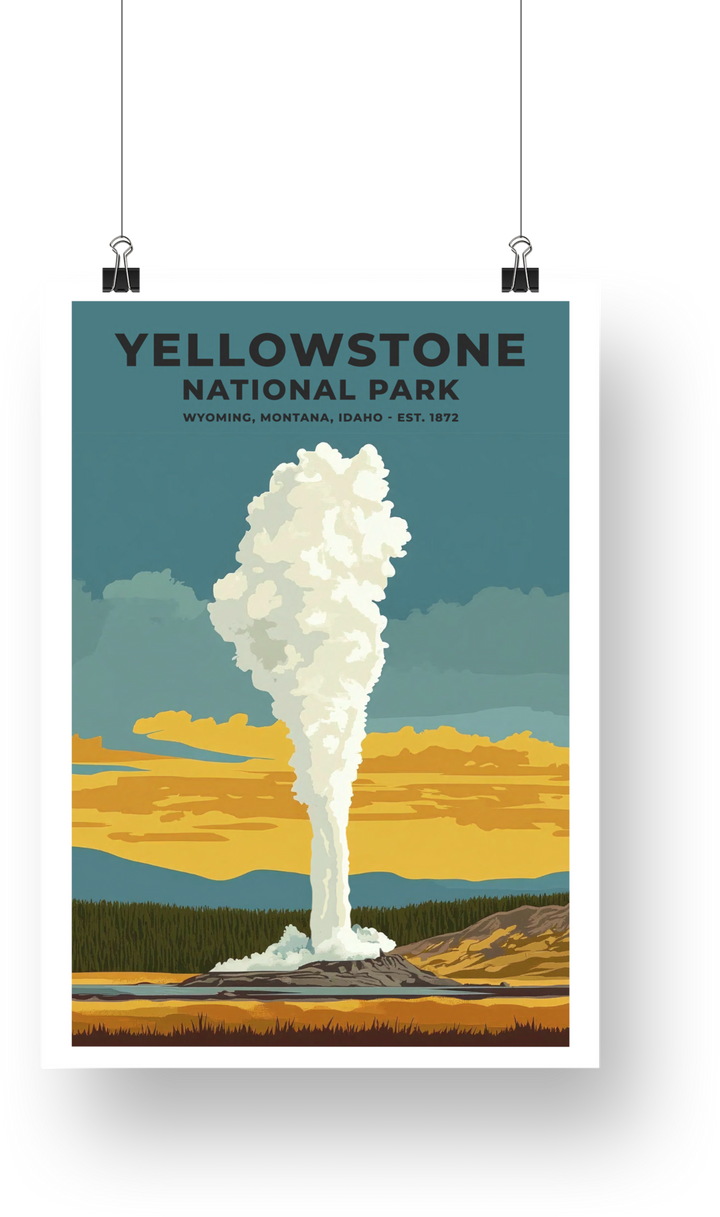 Yellowstone National Park Poster - poster